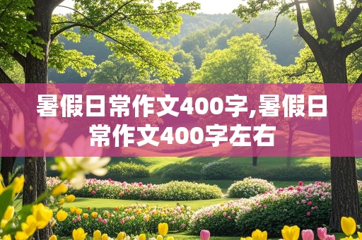 暑假日常作文400字,暑假日常作文400字左右