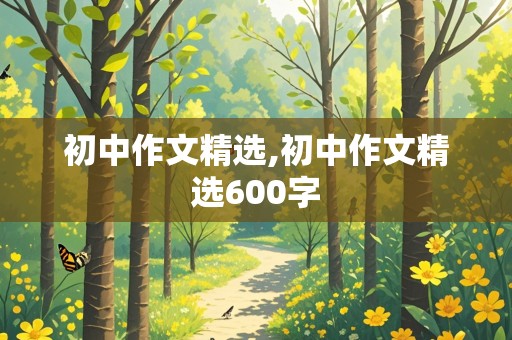 初中作文精选,初中作文精选600字