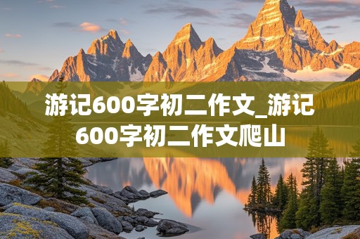 游记600字初二作文_游记600字初二作文爬山