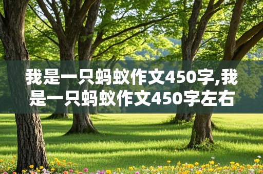 我是一只蚂蚁作文450字,我是一只蚂蚁作文450字左右