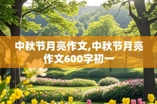 中秋节月亮作文,中秋节月亮作文600字初一