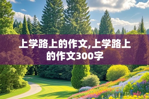 上学路上的作文,上学路上的作文300字