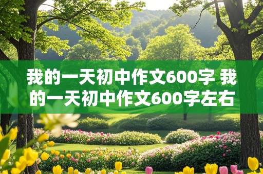 我的一天初中作文600字 我的一天初中作文600字左右