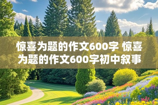 惊喜为题的作文600字 惊喜为题的作文600字初中叙事