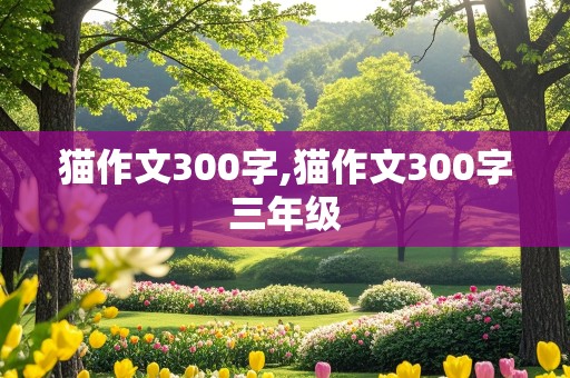 猫作文300字,猫作文300字三年级