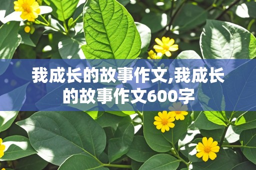 我成长的故事作文,我成长的故事作文600字