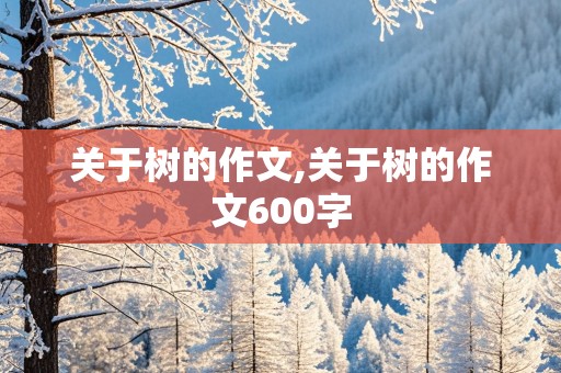 关于树的作文,关于树的作文600字