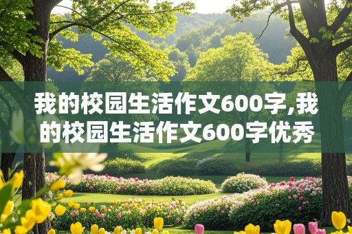 我的校园生活作文600字,我的校园生活作文600字优秀作文