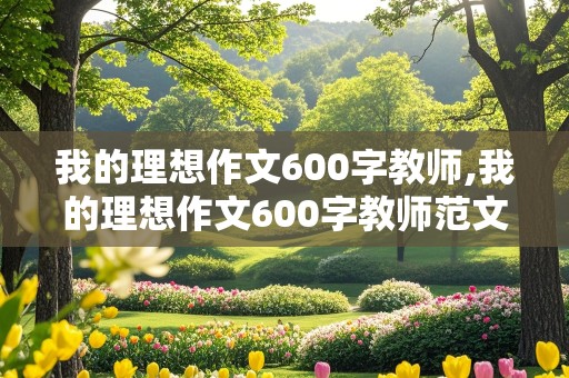 我的理想作文600字教师,我的理想作文600字教师范文