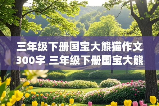 三年级下册国宝大熊猫作文300字 三年级下册国宝大熊猫作文300字以上(20)篇