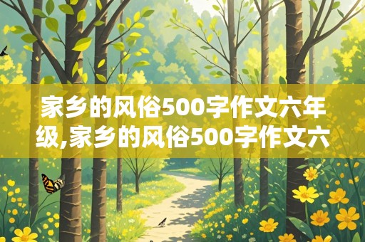 家乡的风俗500字作文六年级,家乡的风俗500字作文六年级下册