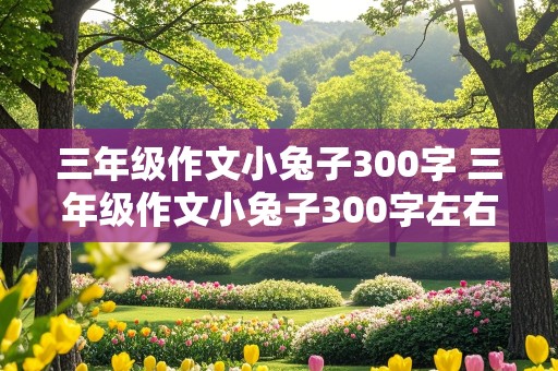 三年级作文小兔子300字 三年级作文小兔子300字左右