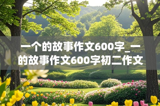 一个的故事作文600字_一的故事作文600字初二作文