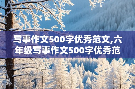 写事作文500字优秀范文,六年级写事作文500字优秀范文