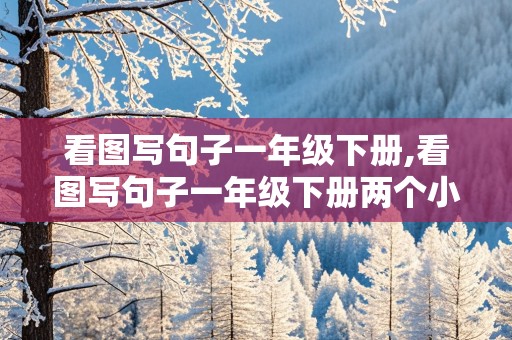 看图写句子一年级下册,看图写句子一年级下册两个小男孩捡作业