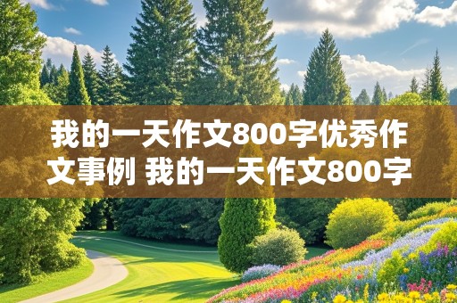 我的一天作文800字优秀作文事例 我的一天作文800字优秀作文事例怎么写