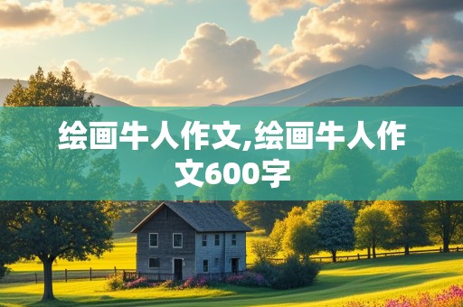 绘画牛人作文,绘画牛人作文600字