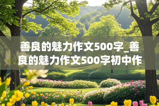 善良的魅力作文500字_善良的魅力作文500字初中作文