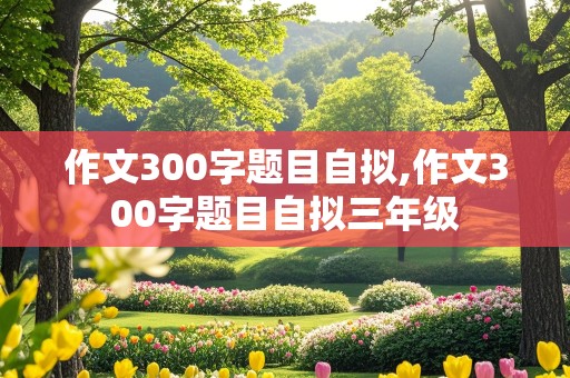 作文300字题目自拟,作文300字题目自拟三年级