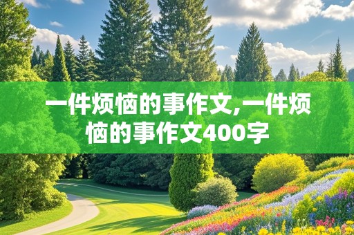 一件烦恼的事作文,一件烦恼的事作文400字