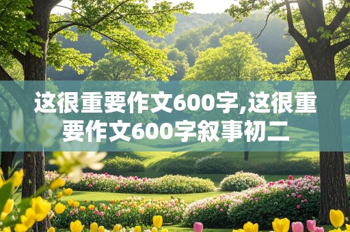 这很重要作文600字,这很重要作文600字叙事初二