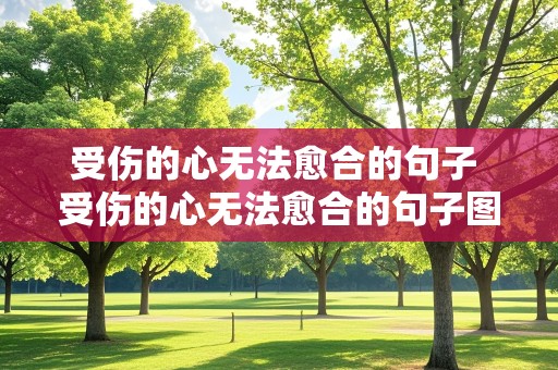 受伤的心无法愈合的句子 受伤的心无法愈合的句子图片