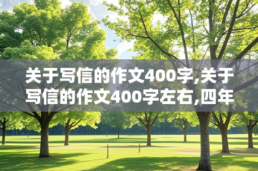 关于写信的作文400字,关于写信的作文400字左右,四年级