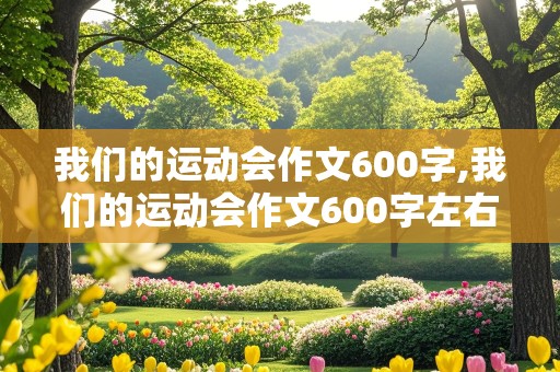 我们的运动会作文600字,我们的运动会作文600字左右