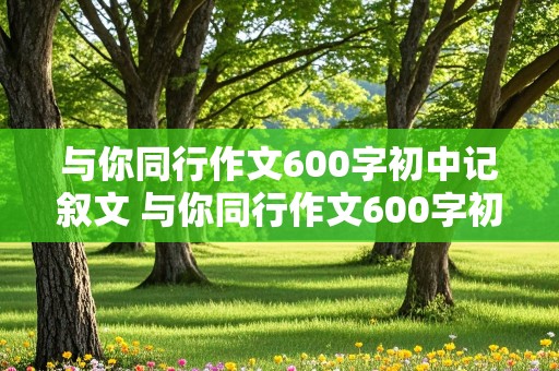 与你同行作文600字初中记叙文 与你同行作文600字初中记叙文怎么写的