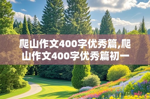 爬山作文400字优秀篇,爬山作文400字优秀篇初一