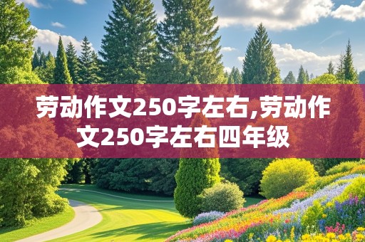 劳动作文250字左右,劳动作文250字左右四年级