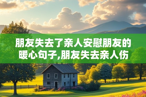 朋友失去了亲人安慰朋友的暖心句子,朋友失去亲人伤心难过的表达