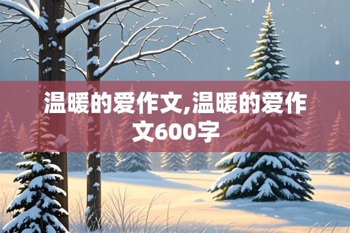 温暖的爱作文,温暖的爱作文600字