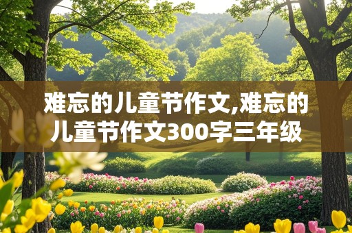 难忘的儿童节作文,难忘的儿童节作文300字三年级