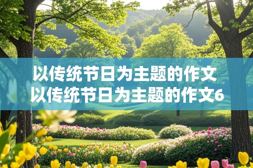 以传统节日为主题的作文 以传统节日为主题的作文600字