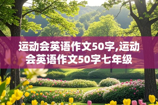 运动会英语作文50字,运动会英语作文50字七年级