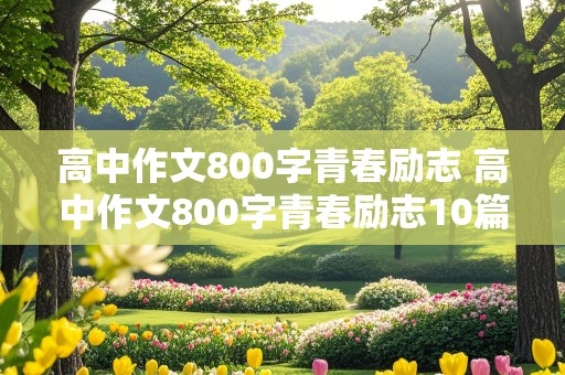 高中作文800字青春励志 高中作文800字青春励志10篇