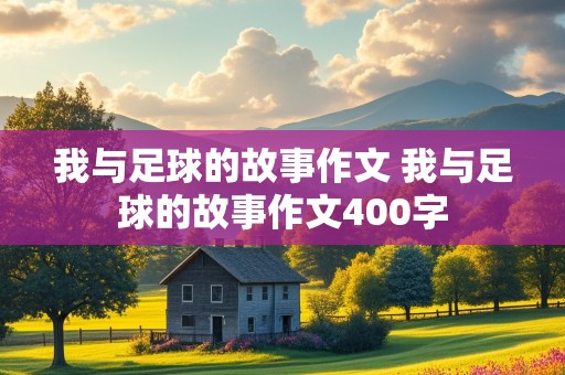 我与足球的故事作文 我与足球的故事作文400字