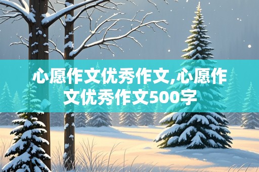 心愿作文优秀作文,心愿作文优秀作文500字