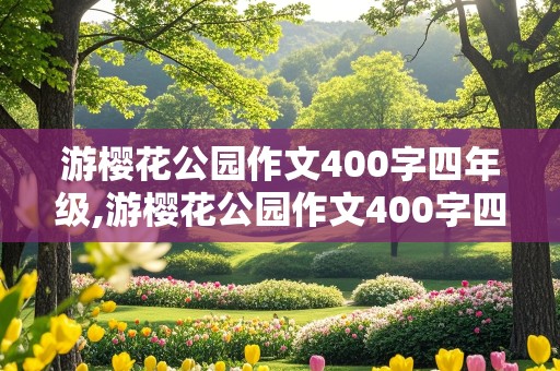 游樱花公园作文400字四年级,游樱花公园作文400字四年级下册