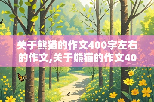 关于熊猫的作文400字左右的作文,关于熊猫的作文400字左右的作文四年级