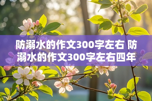 防溺水的作文300字左右 防溺水的作文300字左右四年级