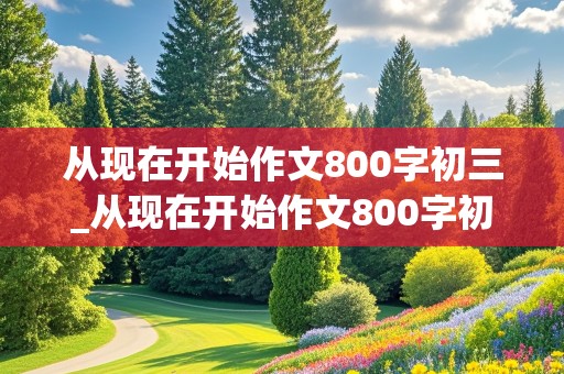 从现在开始作文800字初三_从现在开始作文800字初三记叙文