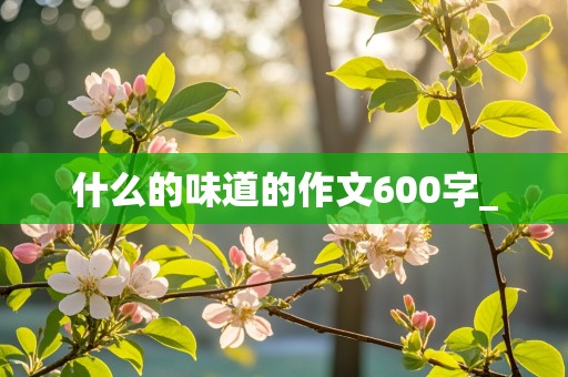 什么的味道的作文600字_