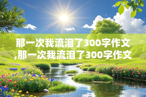 那一次我流泪了300字作文,那一次我流泪了300字作文高中