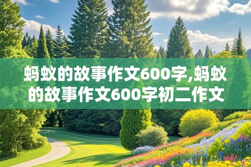 蚂蚁的故事作文600字,蚂蚁的故事作文600字初二作文