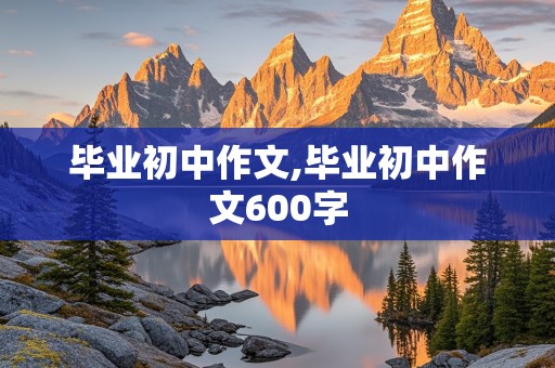 毕业初中作文,毕业初中作文600字