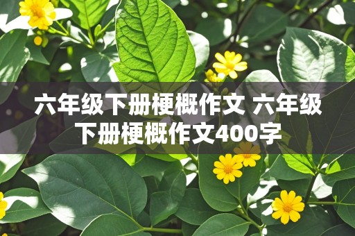 六年级下册梗概作文 六年级下册梗概作文400字