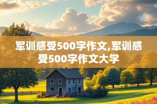 军训感受500字作文,军训感受500字作文大学