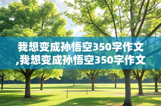 我想变成孙悟空350字作文,我想变成孙悟空350字作文四年级